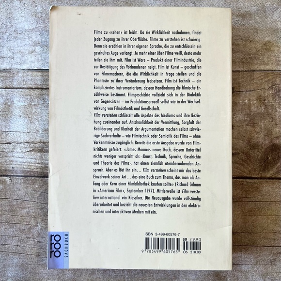 Film verstehen by James Monaco paperback Book - Picture 2 of 4